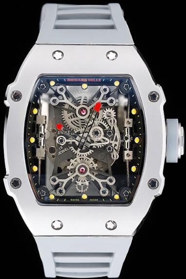 Richard Mille Replica Watch Rafael Nadal RM 027-01 White Rubber